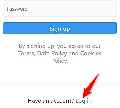 نصب اینستاگرام قبلی با بازیابی رمز عبور